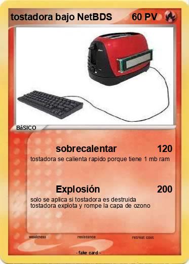 Pokemon tostadora bajo NetBDS