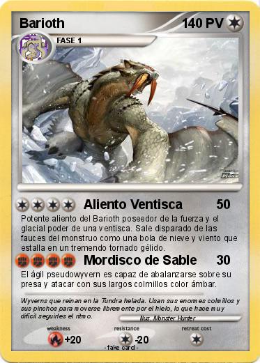 Pokemon Barioth
