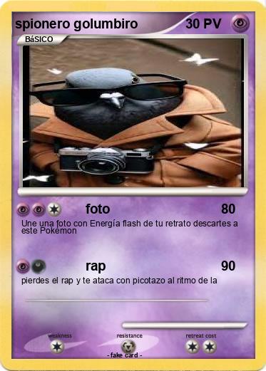 Pokemon spionero golumbiro