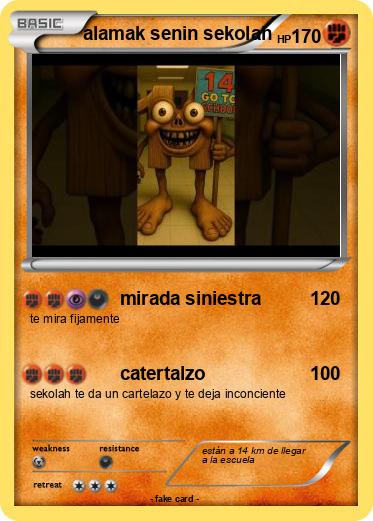 Pokemon alamak senin sekolah