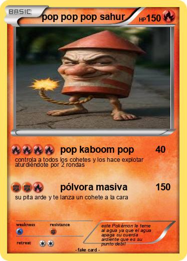 Pokemon pop pop pop sahur