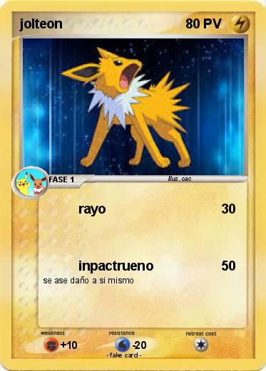 Pokemon jolteon