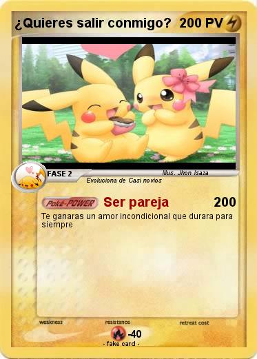 Pokemon ¿Quieres salir conmigo?