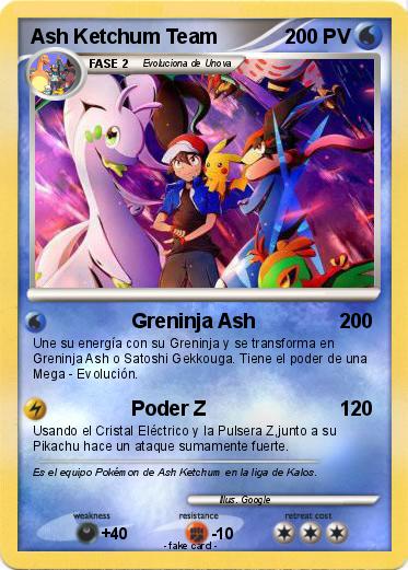 Pokemon Ash Ketchum Team