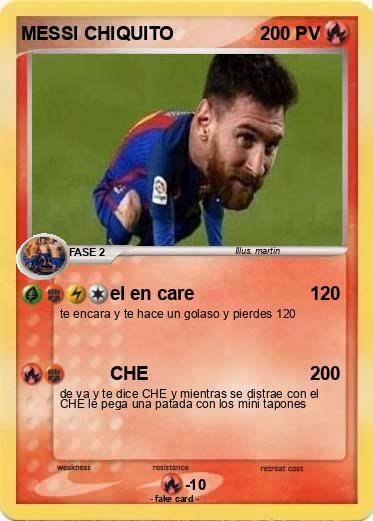 Pokemon MESSI CHIQUITO