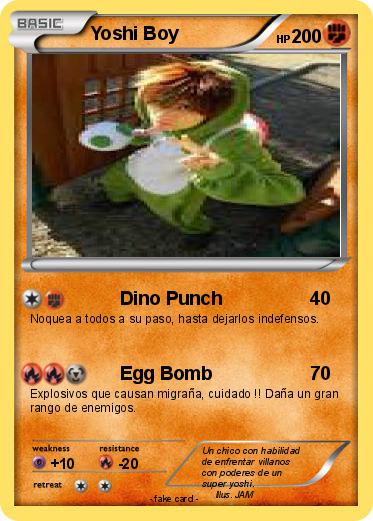 Pokemon Yoshi Boy