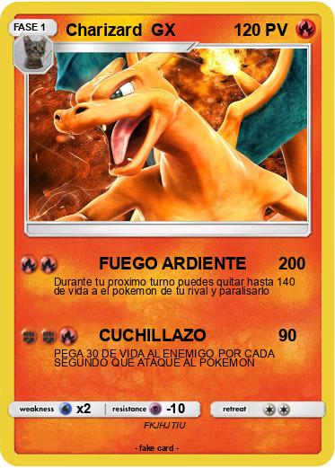Pokemon Charizard  GX