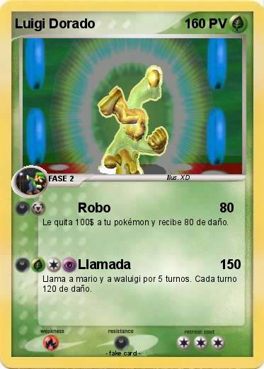 Pokemon Luigi Dorado