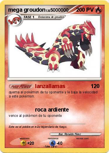 Pokemon mega groudon