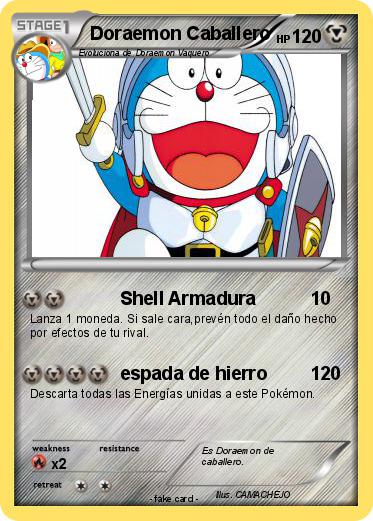 Pokemon Doraemon Caballero
