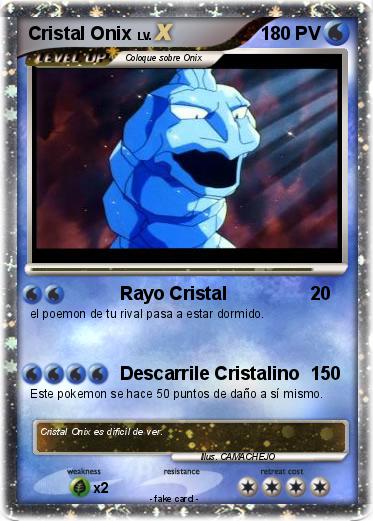 Pokemon Cristal Onix
