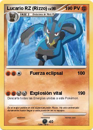 Pokemon Lucario RZ (Rizzo)