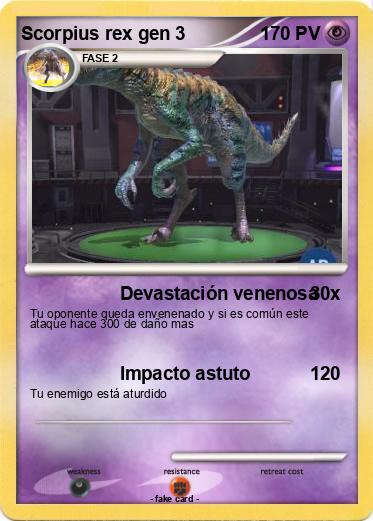 Pokemon Scorpius rex gen 3