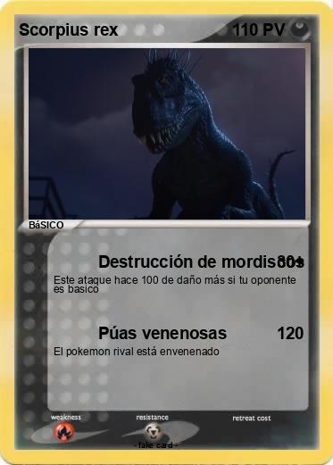 Pokemon Scorpius rex
