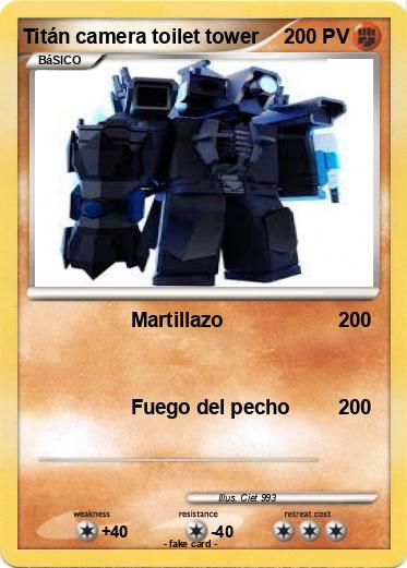 Pokemon Titán camera toilet tower