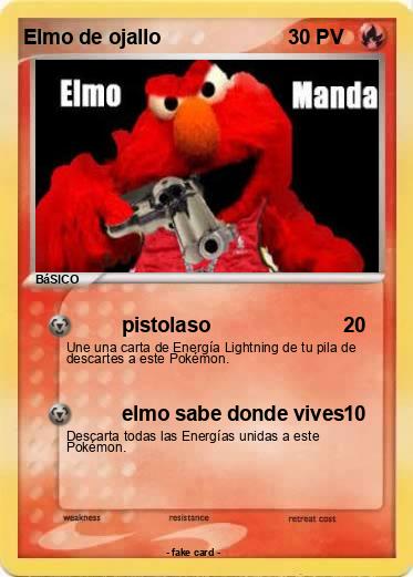 Pokemon Elmo de ojallo