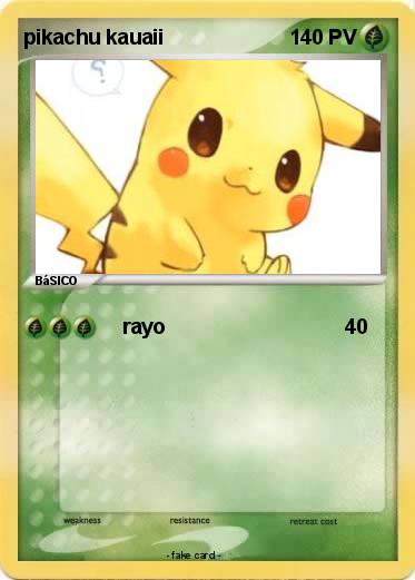 Pokemon pikachu kauaii