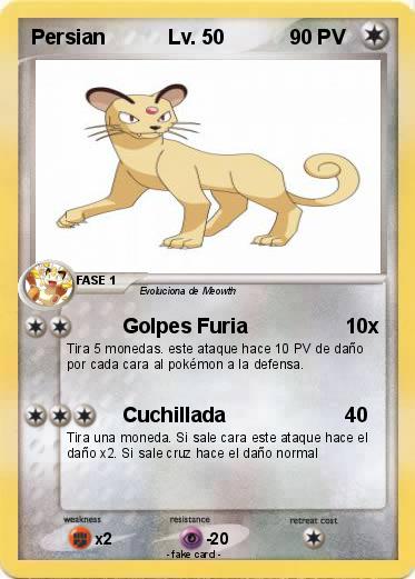 Pokemon Persian           Lv. 50