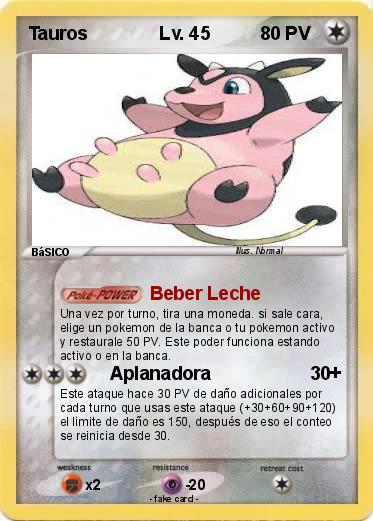 Pokemon Tauros              Lv. 45