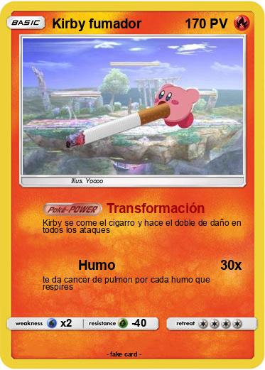 Pokemon Kirby fumador