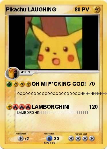 Pokemon Pikachu LAUGHING