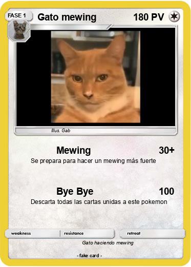 Pokemon Gato mewing