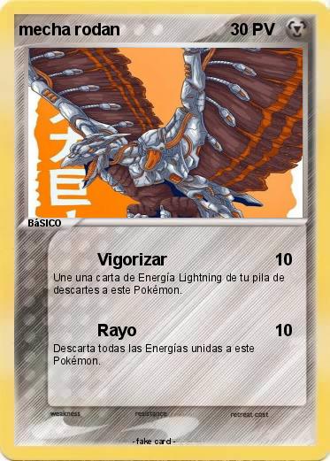 Pokemon mecha rodan