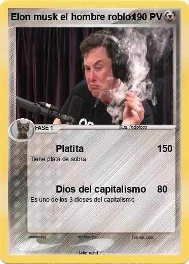 Pokemon Elon musk el hombre roblox