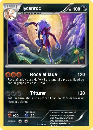 Pokemon lycanroc