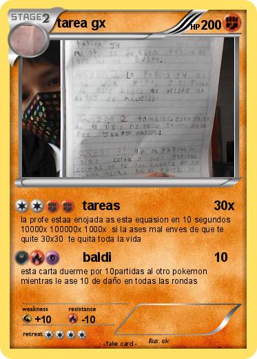 Pokemon tarea gx