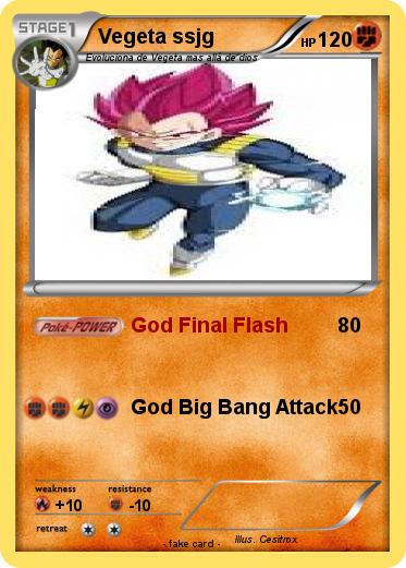 Pokemon Vegeta ssjg