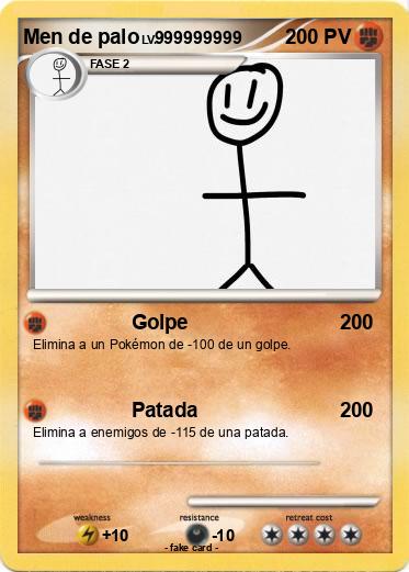 Pokemon Men de palo