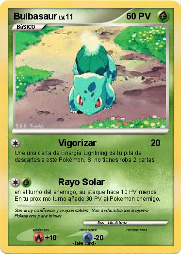 Pokemon Bulbasaur
