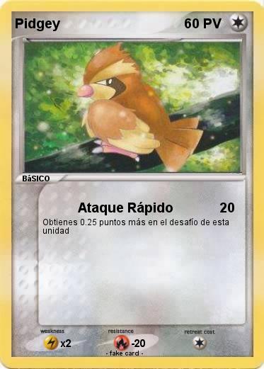 Pokemon Pidgey