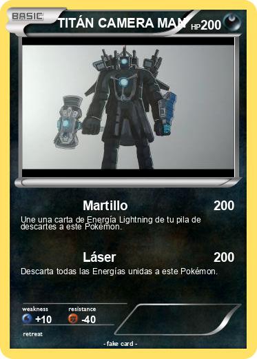 Pokemon TITÁN CAMERA MAN