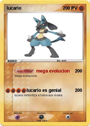 Pokemon lucario