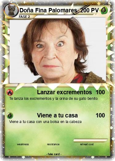Pokemon Doña Fina Palomares