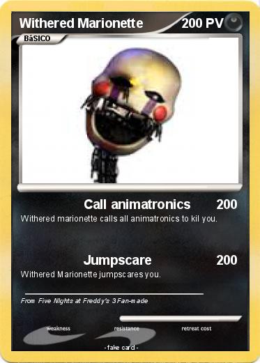Pokemon Withered Marionette