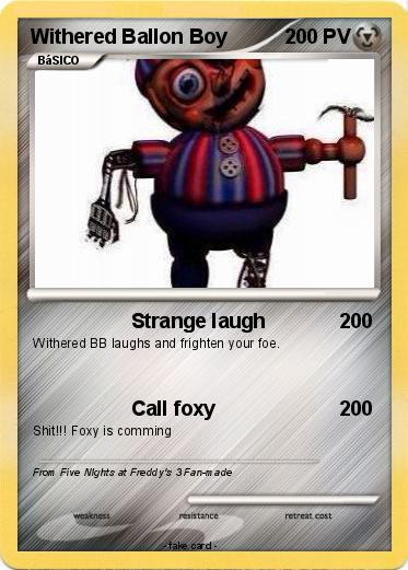 Pokemon Withered Ballon Boy