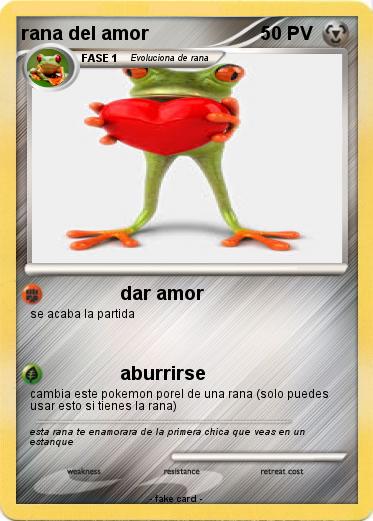 Pokemon rana del amor