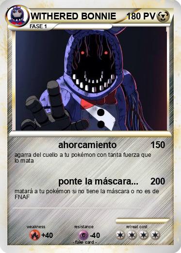 Pokemon WITHERED BONNIE