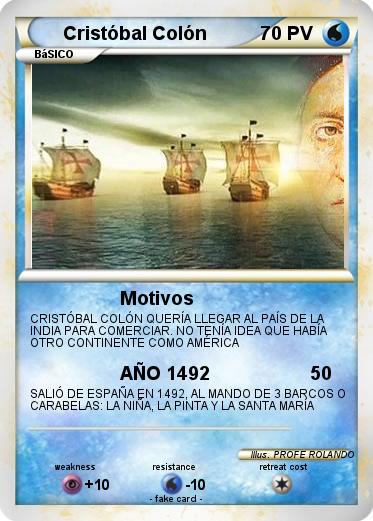 Pokemon Cristóbal Colón