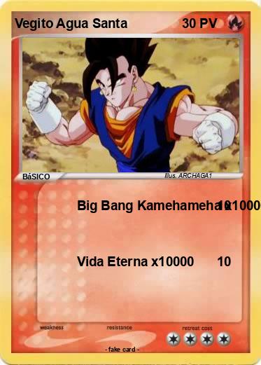 Pokemon Vegito Agua Santa