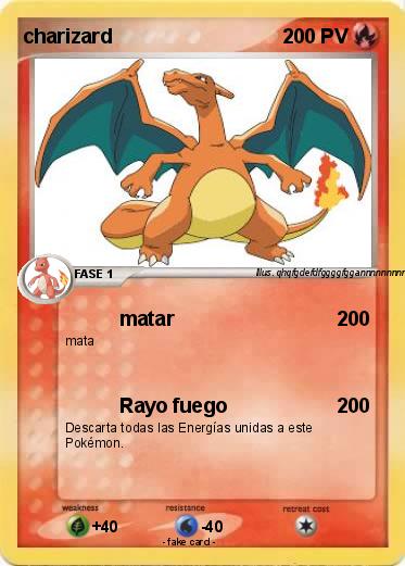 Pokemon charizard
