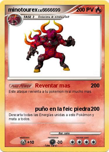 Pokemon minotourex