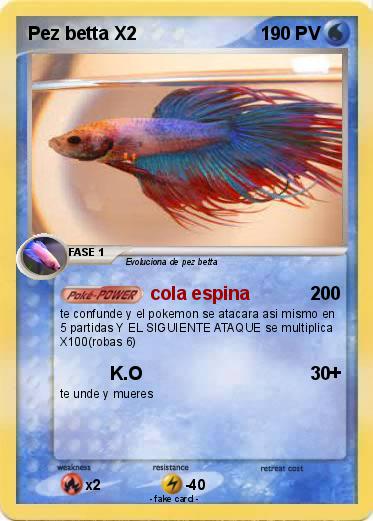 Pokemon Pez betta X2