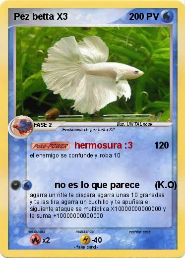 Pokemon Pez betta X3