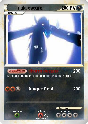 Pokemon lugia oscuro