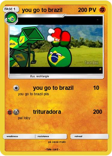 Pokemon you go to brazil