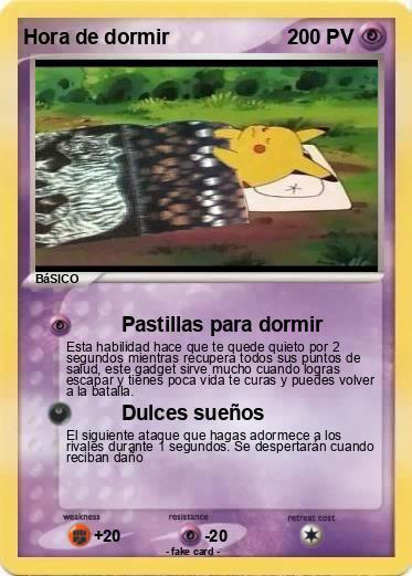 Pokemon Hora de dormir